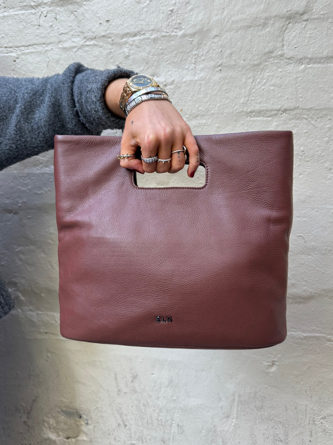 Elk Vio Tote Bag Tan