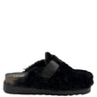 Yokono Tunez 651 Fluffy Mule Black