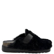 Load image into Gallery viewer, Yokono Tunez 651 Fluffy Mule Black
