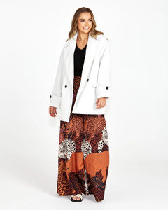 Sass Clothing Astra Boyfriend Coat Ivory