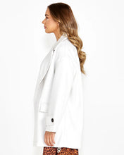 Load image into Gallery viewer, Sass Clothing Astra Boyfriend Coat Ivory
