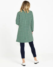 Load image into Gallery viewer, Betty Basics Wanda Coat Green Houndstooth
