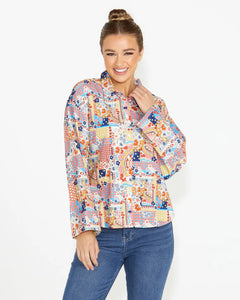Sass Clothing Bridie Shirt Patchwork Floral