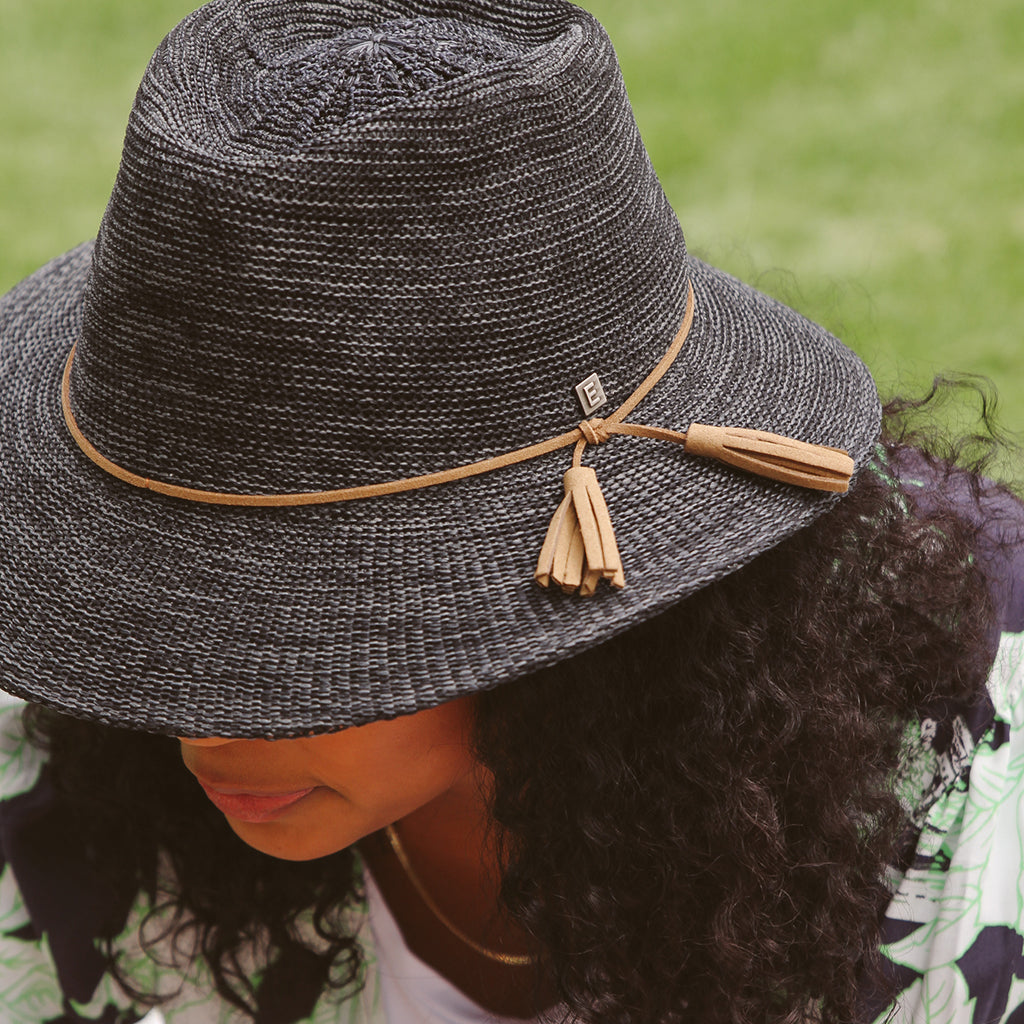 Evoke Australia Caroline Fedora Black Mix