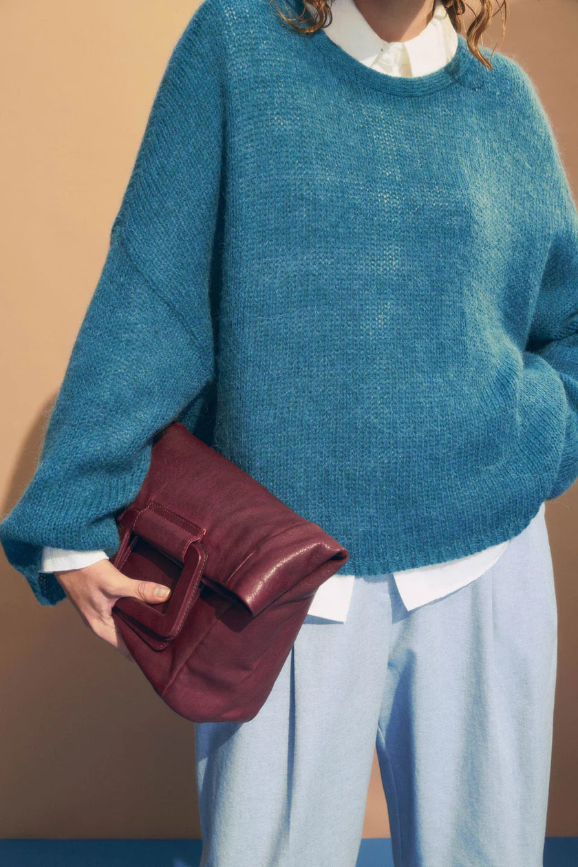 Elk Agna Sweater Stone Blue