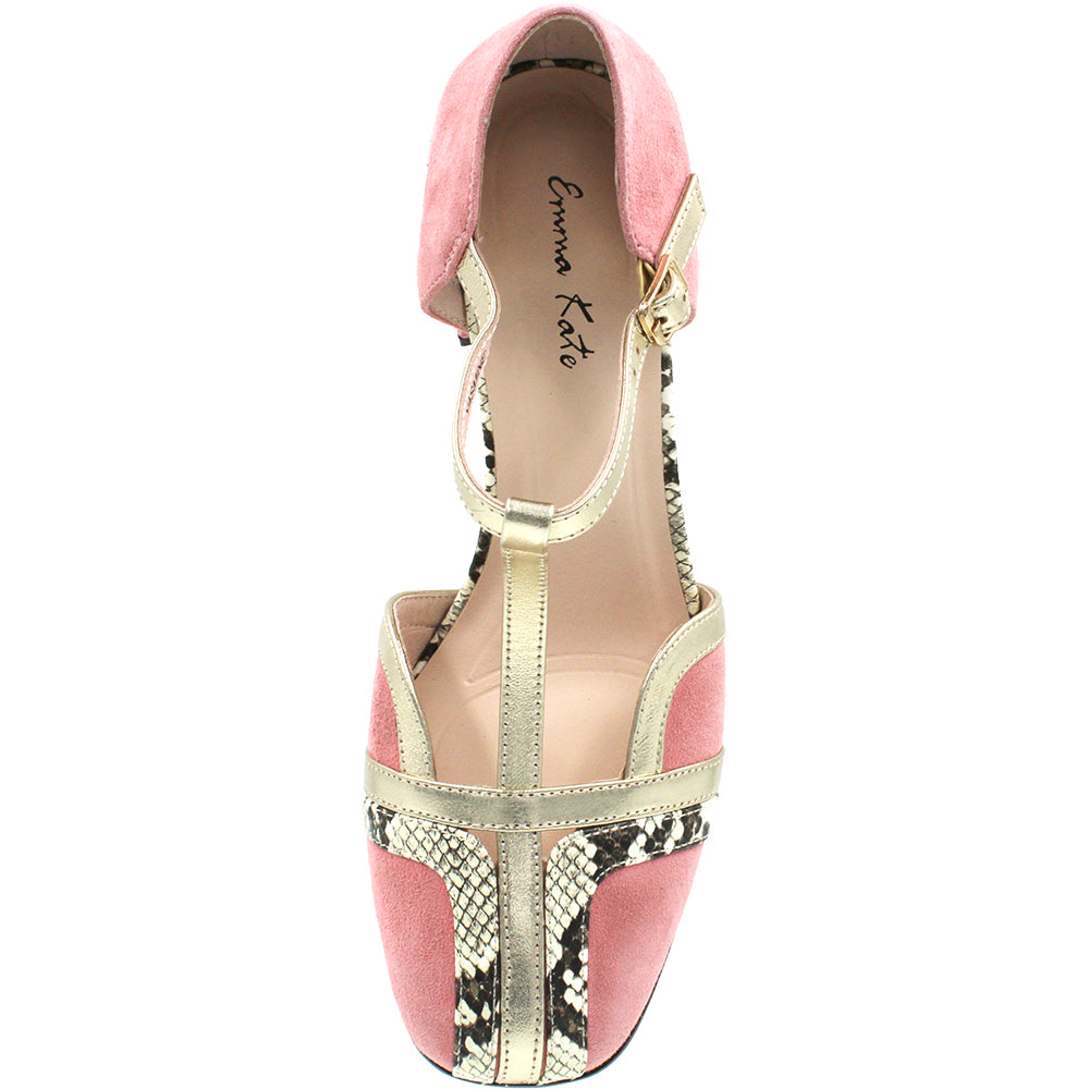 Emma Kate Yasmine Pumps Pale Pink Suede