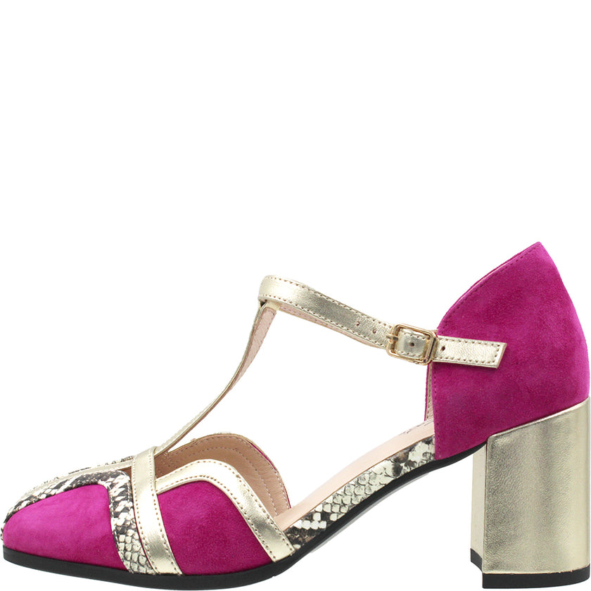 Emma Kate Yasmine Pumps Fuschia Multi