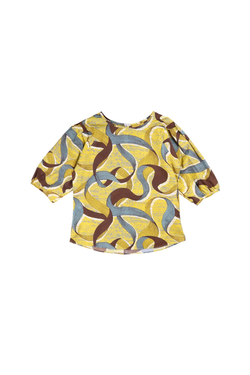 Olga de Polga Eclipse Blouse Saffron
