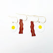 DENZ Eggs & Bacon Stacker Earrings Set