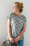 Lazybones Eleanor Tee Diamond Print