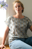 Lazybones Eleanor Tee Diamond Print