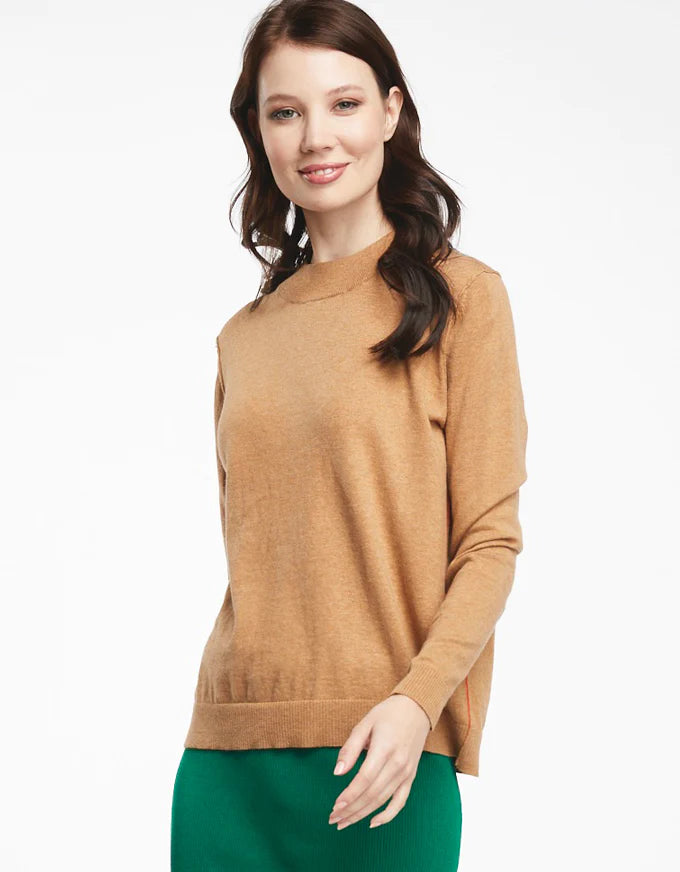 Zaket & Plover Essential Fine Mock Caramel