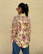 Load image into Gallery viewer, Circular by Maud Alice Dainty Jigsaw Silk Shirt Paintings
