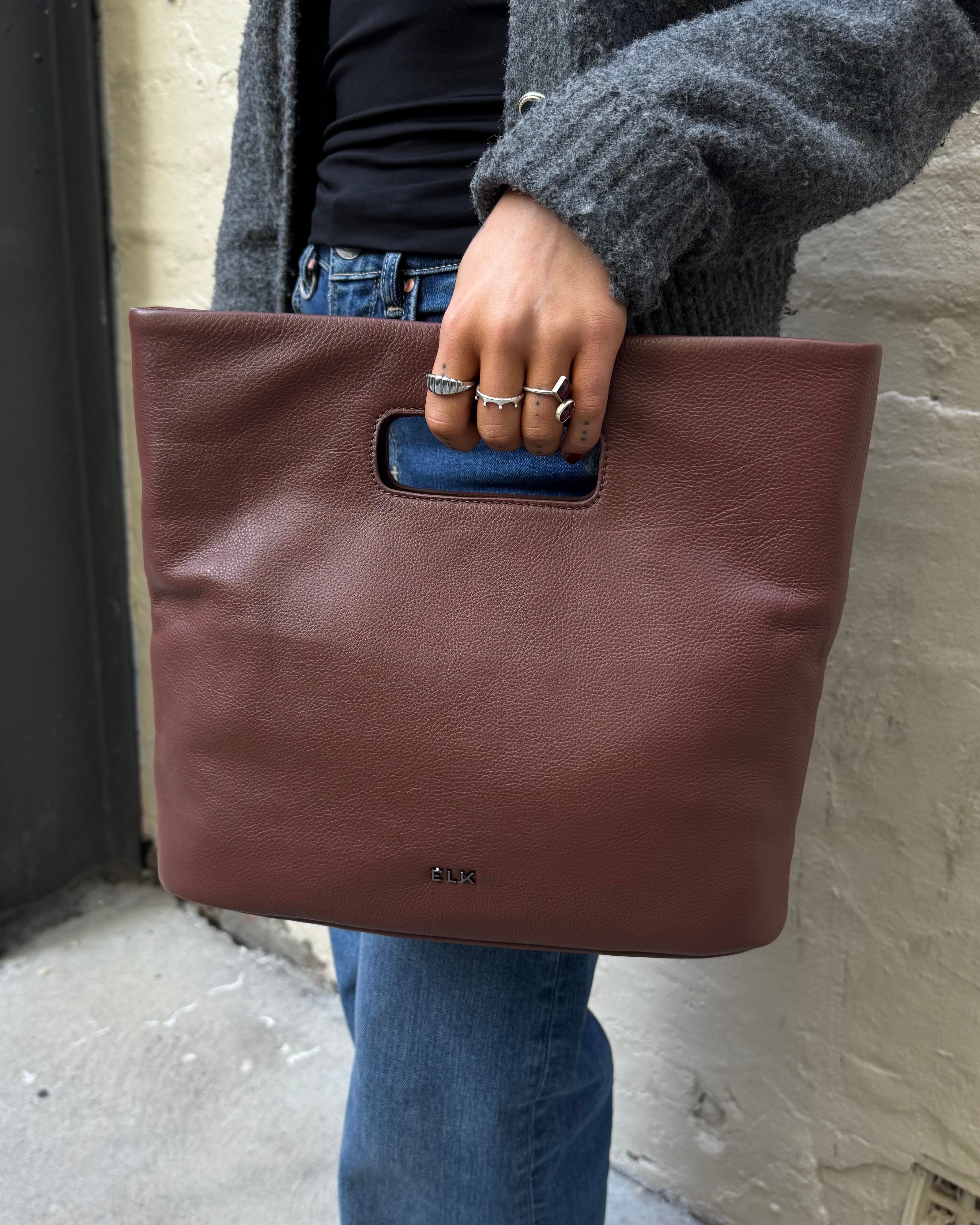Elk Vio Tote Bag Tan