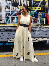Load image into Gallery viewer, MGSC Razak Jumpsuit Yellow Black Polka Dot
