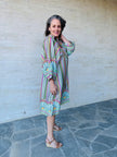 Trio Rouge Portofino Dress Sunset
