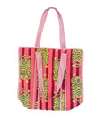 Tibet House BT306 Cotton Yamuna Tote Bag Pink Tiger