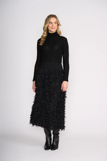 FOIL Cygnet-Ure Skirt Black
