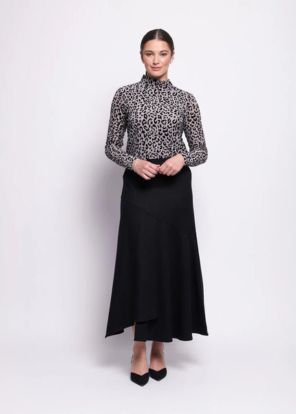 FOIL Wool Of The World Skirt Black