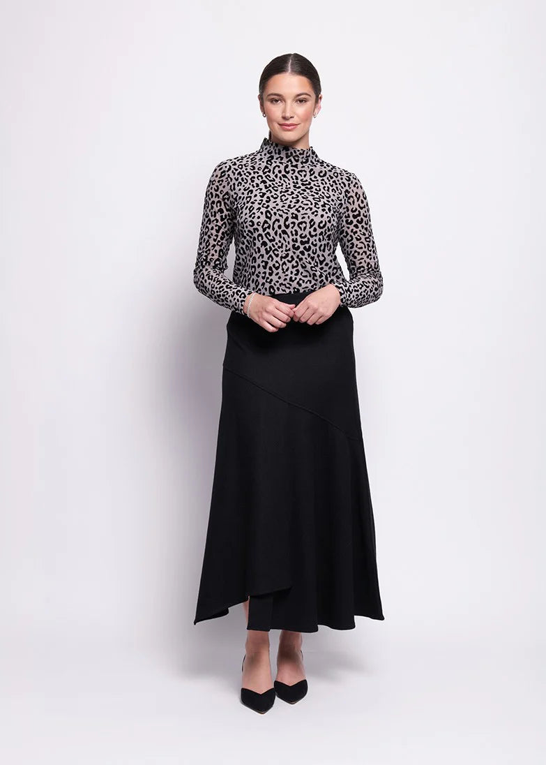 FOIL Wool Of The World Skirt Black