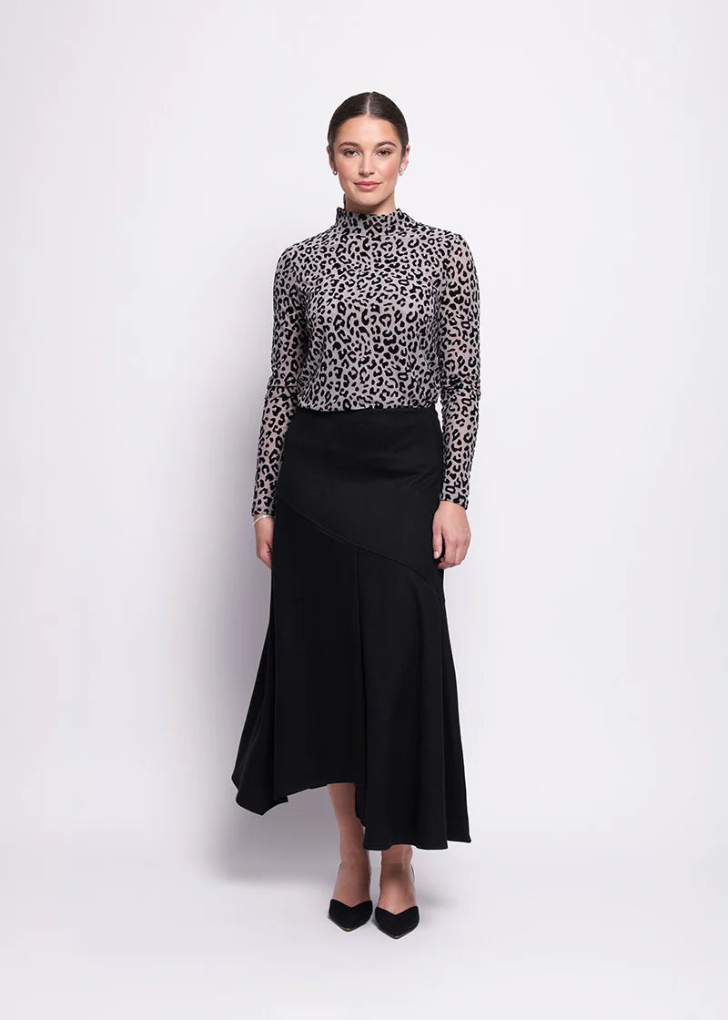 FOIL Wool Of The World Skirt Black
