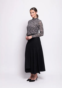 FOIL Wool Of The World Skirt Black