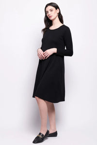 FOIL Shear Delight Dress Black