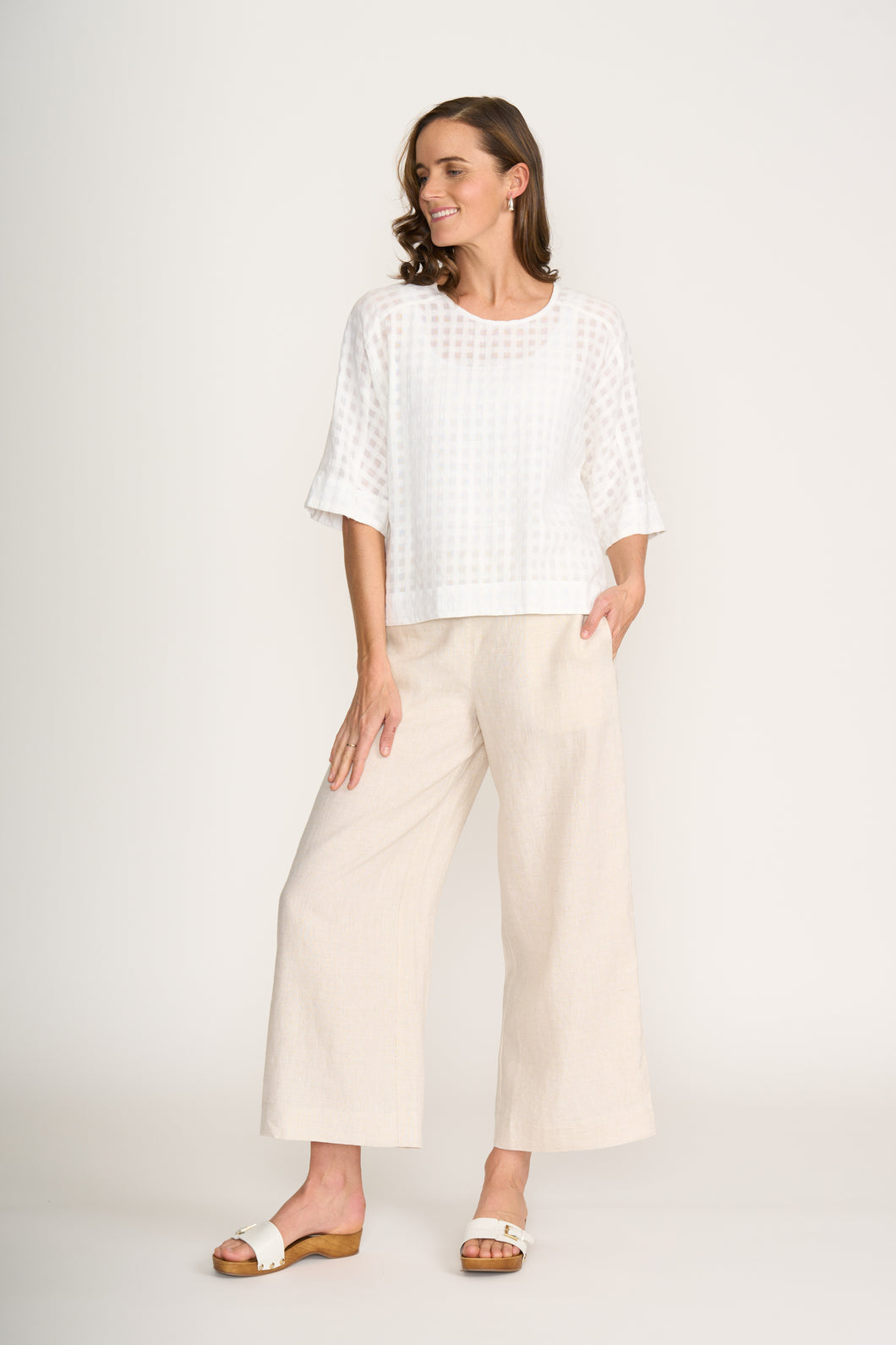 FOIL Pull Together Pant Sandy Marl