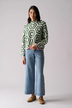 Load image into Gallery viewer, FOIL Bee Bold Sweater Sage Hex
