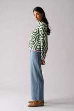 Load image into Gallery viewer, FOIL Bee Bold Sweater Sage Hex
