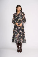 Load image into Gallery viewer, FOIL Pipe Up Shirt Dress Shadow Leaf
