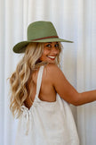 Free Spirit Australia FSH1110 Classic Panama Hat Khaki