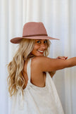 Free Spirit Australia FSH1110 Classic Panama Hat Rosewood