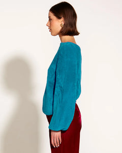 Fate + Becker Highland Grace Cardi Turquoise