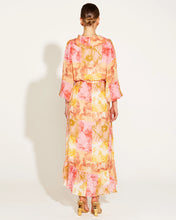 Load image into Gallery viewer, Fate + Becker Earthly Paradise Wrap Midi Dress Paradise Floral
