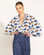 Load image into Gallery viewer, Fate + Becker Queen Of The Jungle Oversized Shirt Tigers

