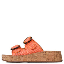 Load image into Gallery viewer, Los Cabos Ferro Orange Raffia
