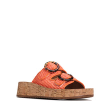 Load image into Gallery viewer, Los Cabos Ferro Orange Raffia
