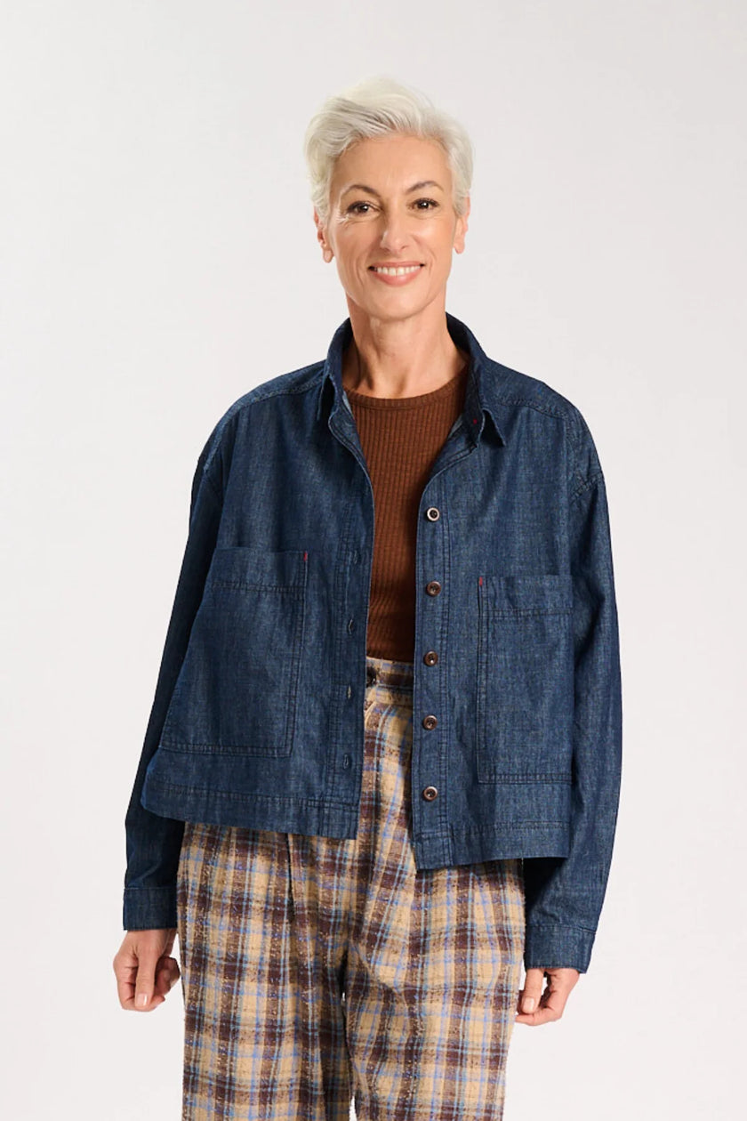 Olga de Polga Field Cotton Shirt Denim