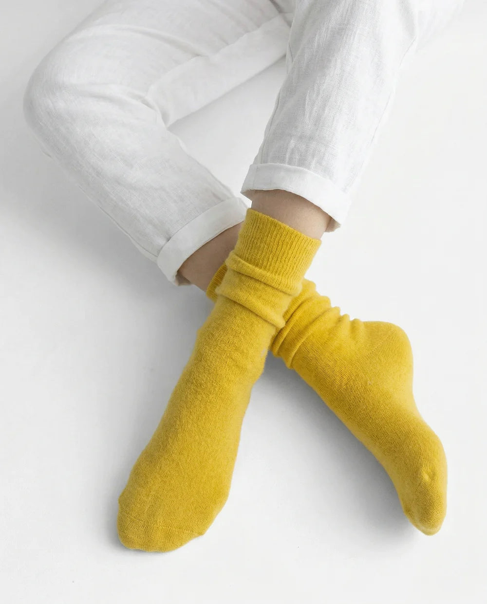 Nooan Hamilton Possum Merino Wool Socks Primrose