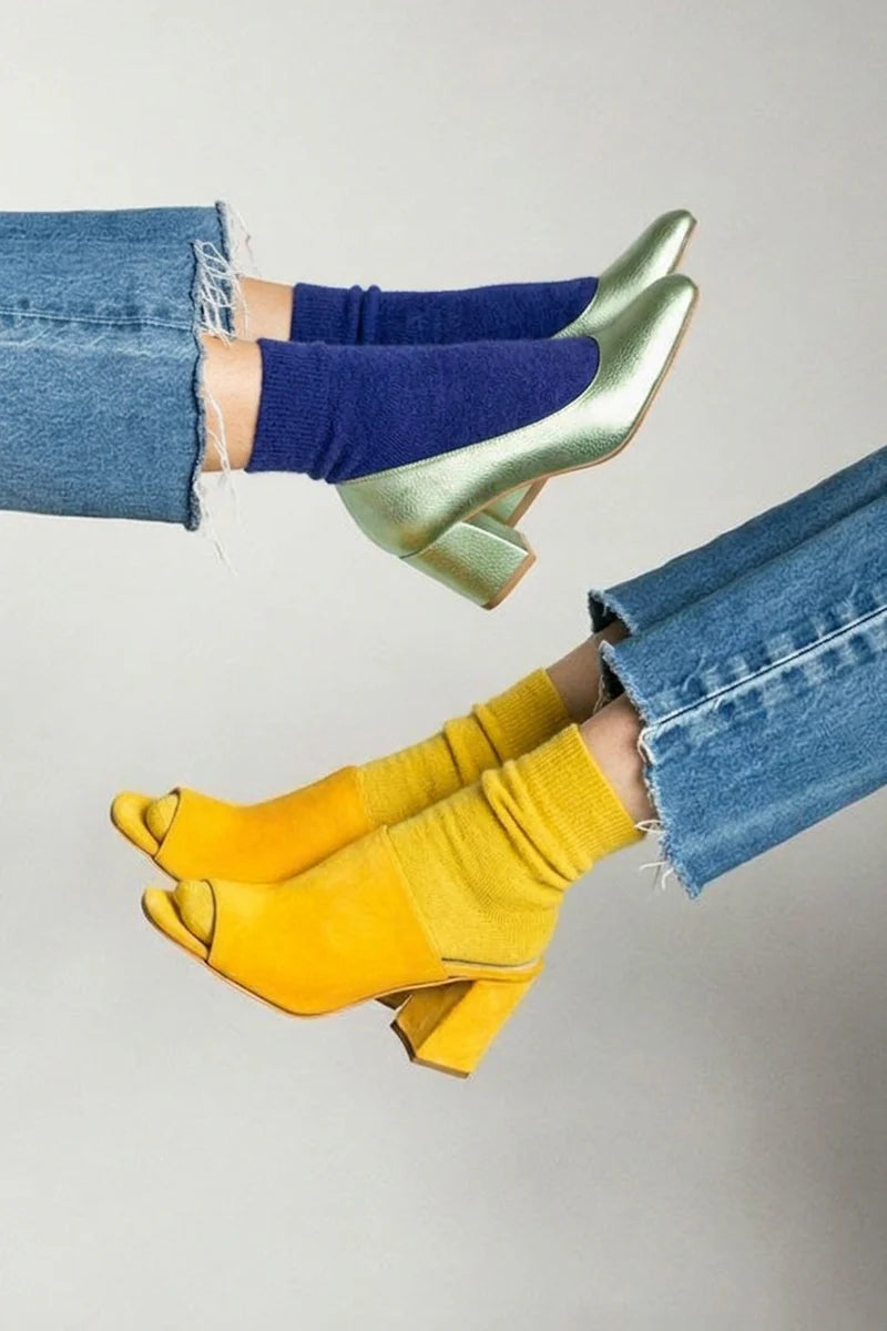 Nooan Hamilton Possum Merino Wool Socks Primrose