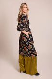 Traffic People Fleeting Fools Duster Coat Black