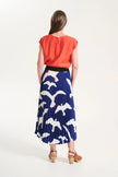 Olga de Polga Flock Pleated Skirt Blue