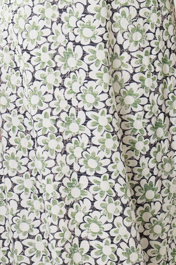 Traffic People Floral Anglaise Rene Trousers Green