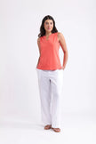 FOIL Wide Variety Pant White