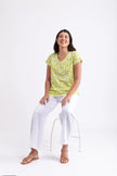 FOIL Wide Variety Pant White