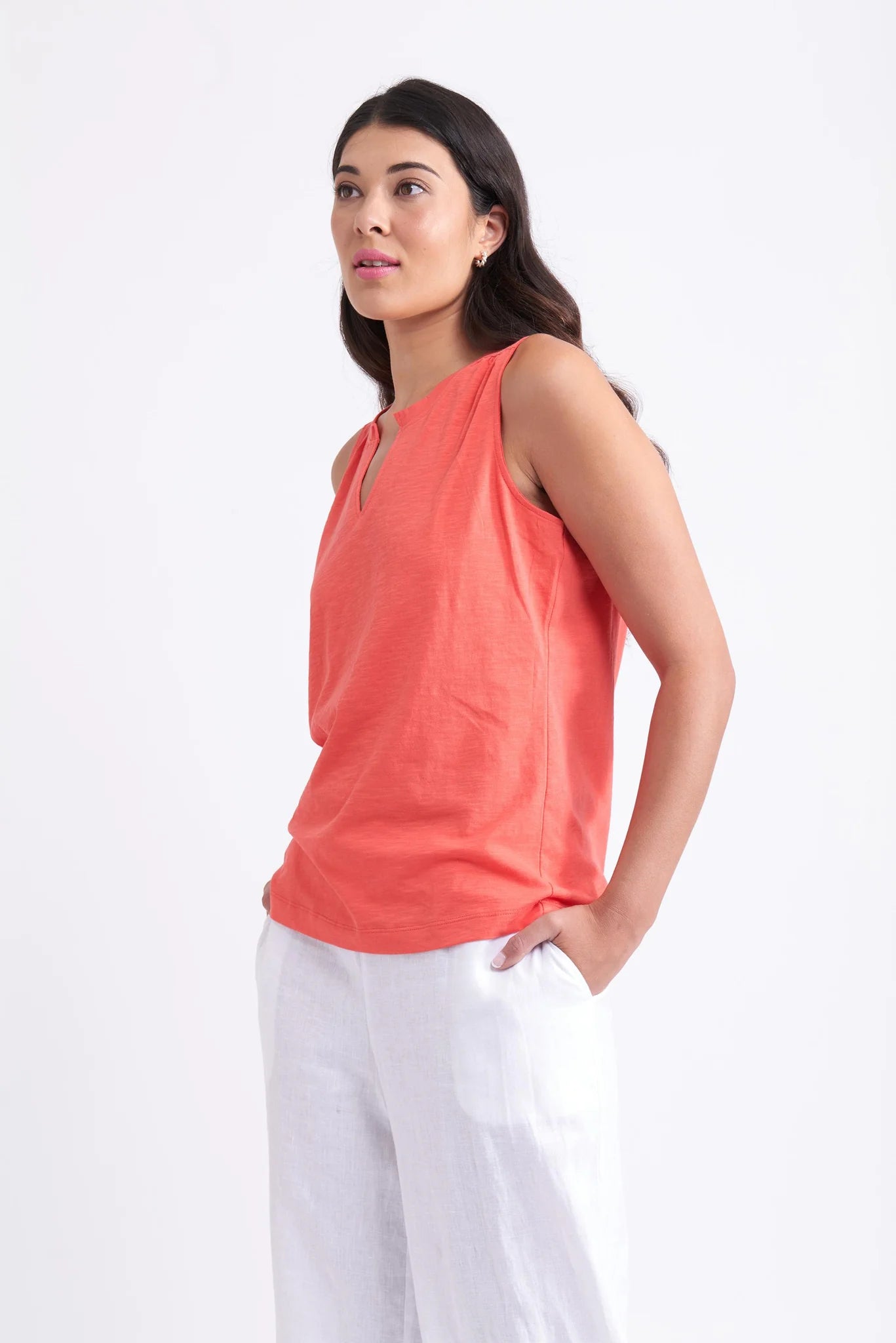 FOIL Wide Variety Pant White