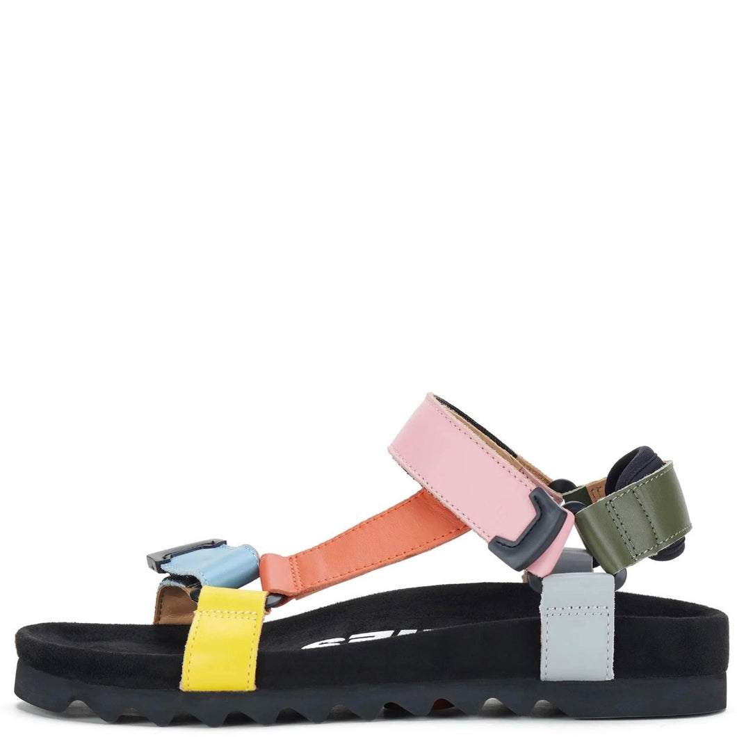 Rollie Sandal Tooth Wedge Citrus Splash