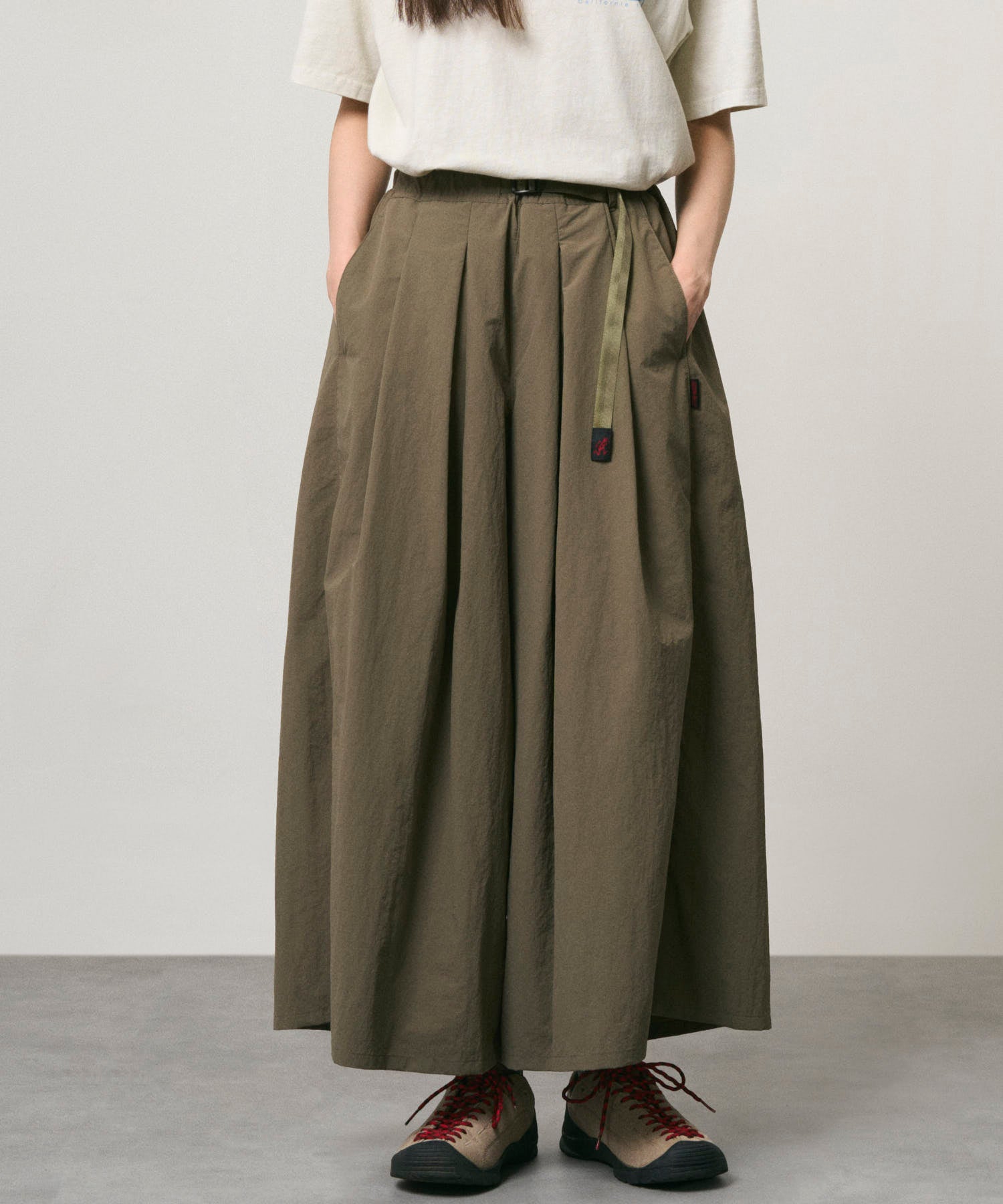 Gramicci Nylon Flare Pant Burnt Olive