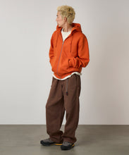 Load image into Gallery viewer, Gramicci One Point Zip Hooded Sweatshirt Burnt Orange
